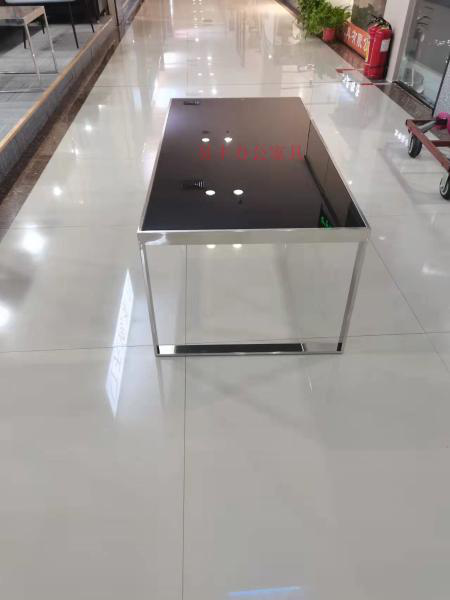 昊丰HF1201钢化玻璃茶几