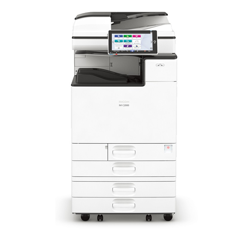 理光（RICOH）彩色激光打印机 多功能一体机数码复合机 IMC2000+单纸盒+输稿器（20页/分钟）