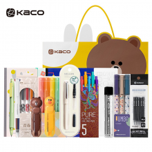 KACO学生文具礼包 初高中实用考试入学节日礼物 学生礼盒12件套【礼盒+拎袋】