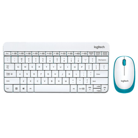 罗技（Logitech）MK245 Nano 键鼠套装 白
