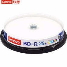 联想（Lenovo）BD-R 蓝光空白光盘/刻录盘 6-12速25GB  桶装10片 可打印