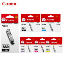 佳能（Canon）PGI-880/CLI881系列原装墨盒  六色标准墨盒套装