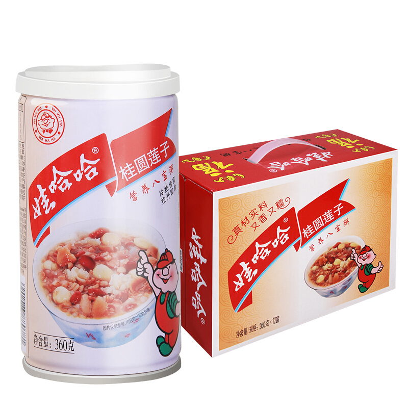 娃哈哈 八宝粥 360g*12罐/整箱