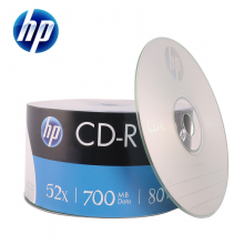 惠普（HP） CD-R 刻录光盘/空白光盘 52速700MB 50片/筒 单片