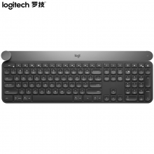 罗技（Logitech） Craft 无线蓝牙键盘 办公键盘 超薄 带优联 深灰色 旗舰款 【Craft】无线蓝牙/超薄/带旋钮