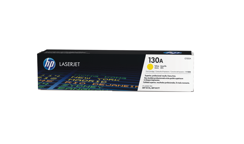 惠普HP 130A 黄色原装 LaserJet 硒鼓适用于LaserJet M176n/ M177fw