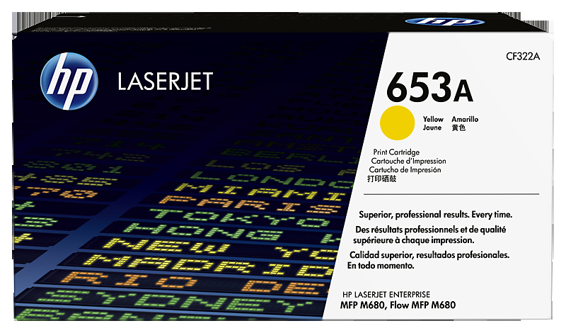 惠普HP LaserJet 653A 黄色原装硒鼓（OS）