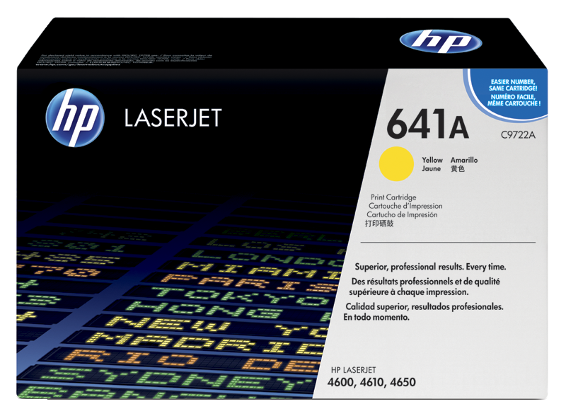 惠普HP 641A 黄色原装 LaserJet 硒鼓（OS）