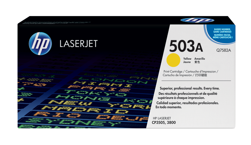 惠普HP 503A 黄色原装 LaserJet 硒鼓（OS）