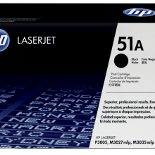 惠普HP 51A 黑色原装 LaserJet 硒鼓