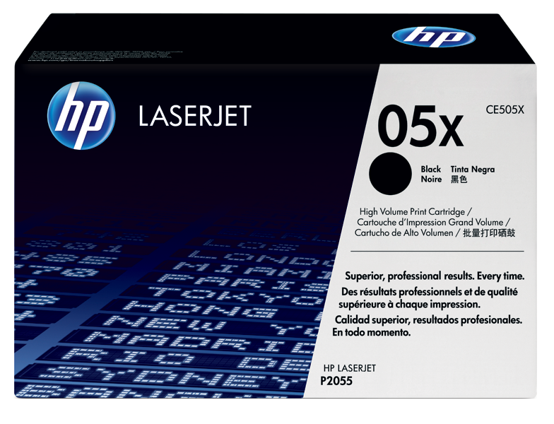 惠普HP 05X 高印量黑色原装 LaserJet 硒鼓