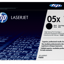 惠普HP 05X 高印量黑色原装 LaserJet 硒鼓