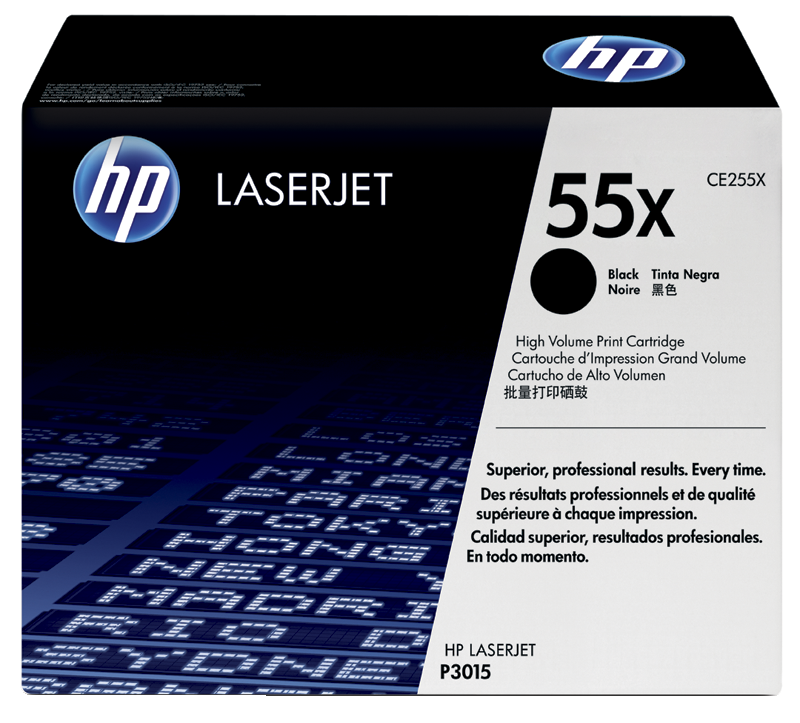 惠普HP 55X 高收益黑色原装 LaserJet 硒鼓