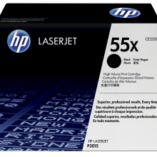 惠普HP 55X 高收益黑色原装 LaserJet 硒鼓
