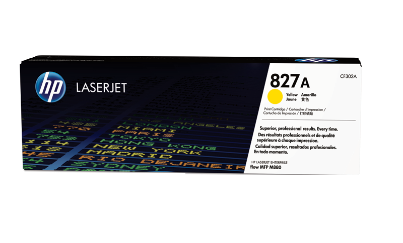 惠普HP 827A 黄色原装 LaserJet 硒鼓