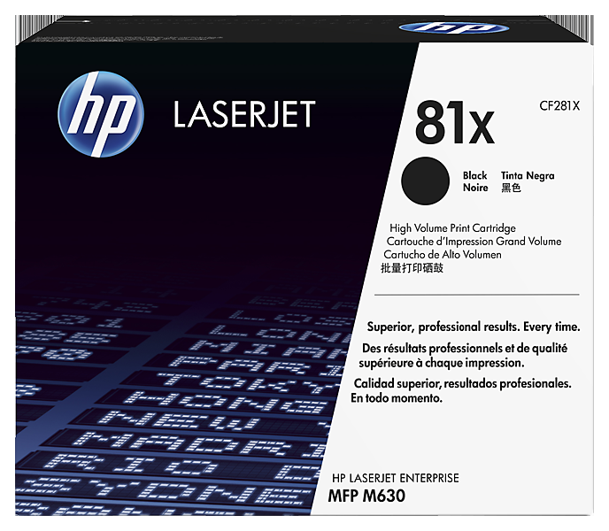 惠普HP LaserJet 81X 高印量黑色原装硒鼓(OS)
