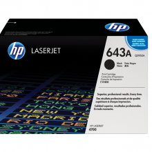 惠普HP 643A 黑色原装 LaserJet 硒鼓(OS)