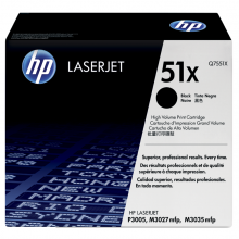 惠普HP 51X 高收益黑色原装 LaserJet 硒鼓（OS）