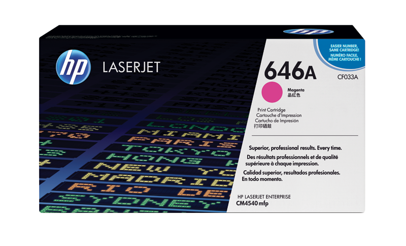 惠普HP 646A 品红色原装 LaserJet 硒鼓(OS)