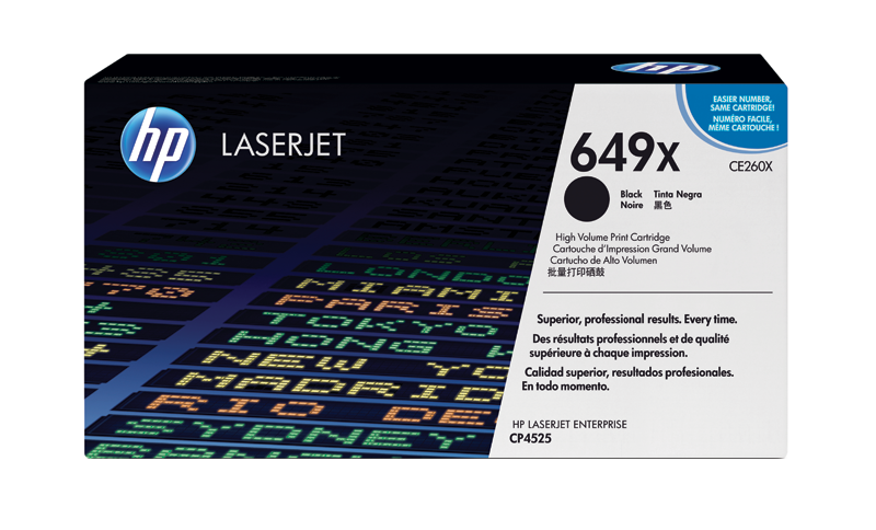 惠普HP 649X 高印量黑色原装 LaserJet 硒鼓(OS)