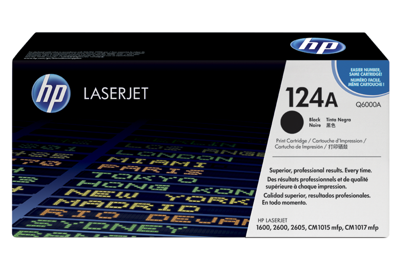 惠普（HP）LaserJet Q6000A黑色硒鼓 124A