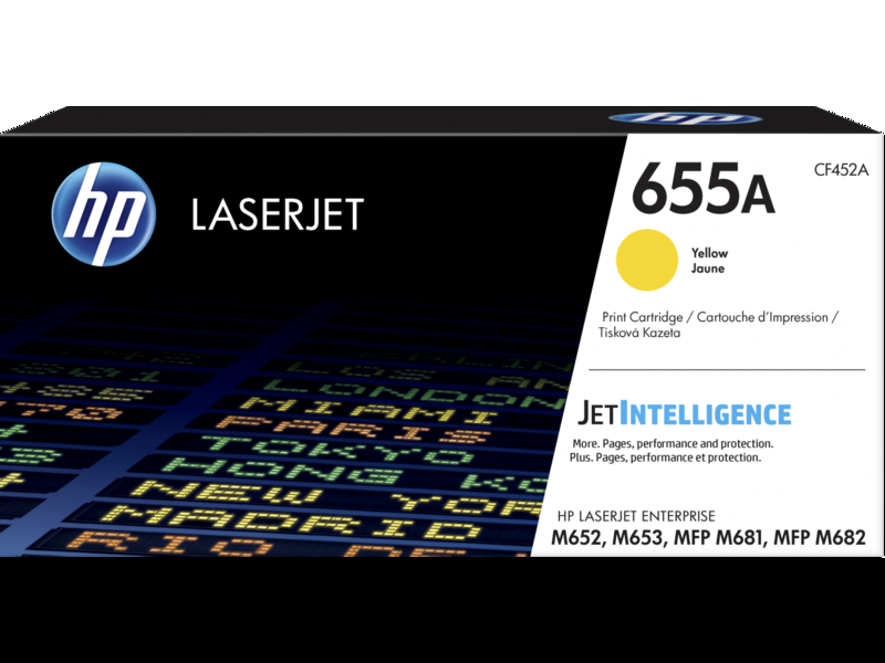 惠普HP LaserJet 655A 黄色原装硒鼓