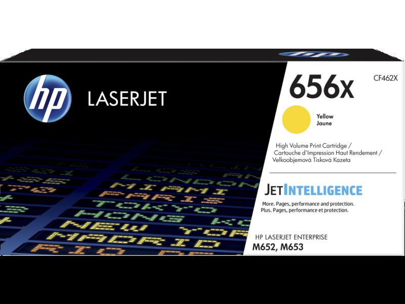 惠普HP LaserJet 656X 高印量黄色原装硒鼓
