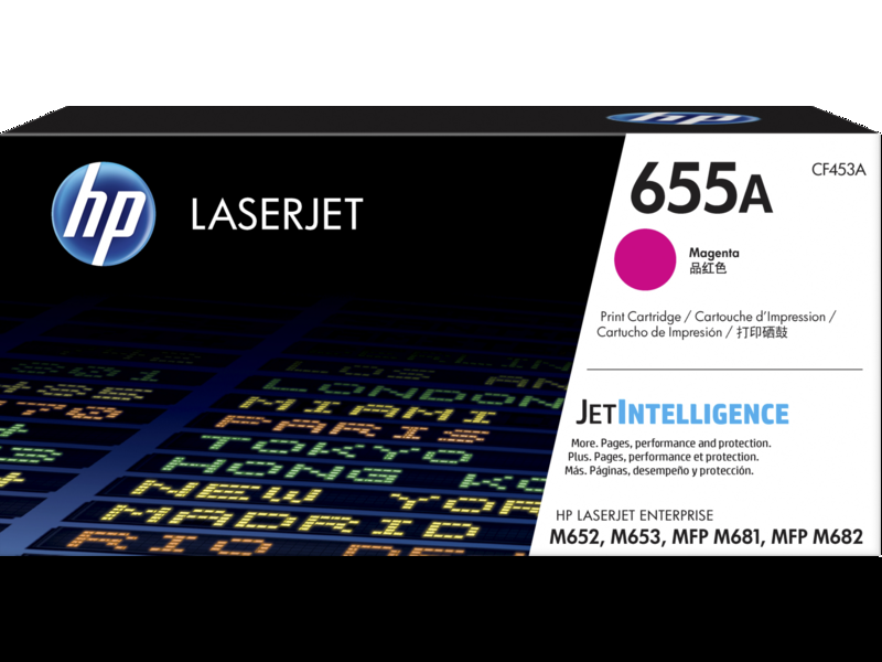 惠普HP LaserJet 655A 品红色原装硒鼓