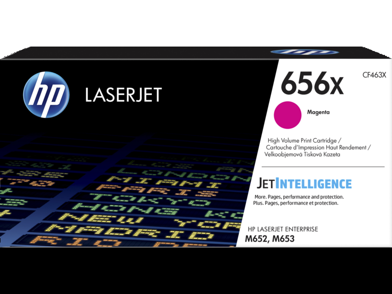惠普HP LaserJet 656X 高印量品红色原装硒鼓