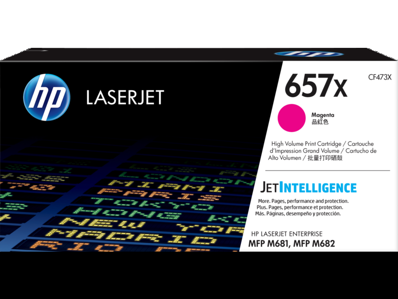 惠普HP LaserJet 657X 高印量品红色原装硒鼓