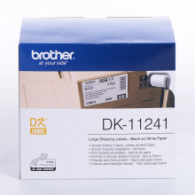 兄弟（brother）DK-11241 标签带102*152mm白底/黑字(纸质200张)热敏标签打印纸不干胶