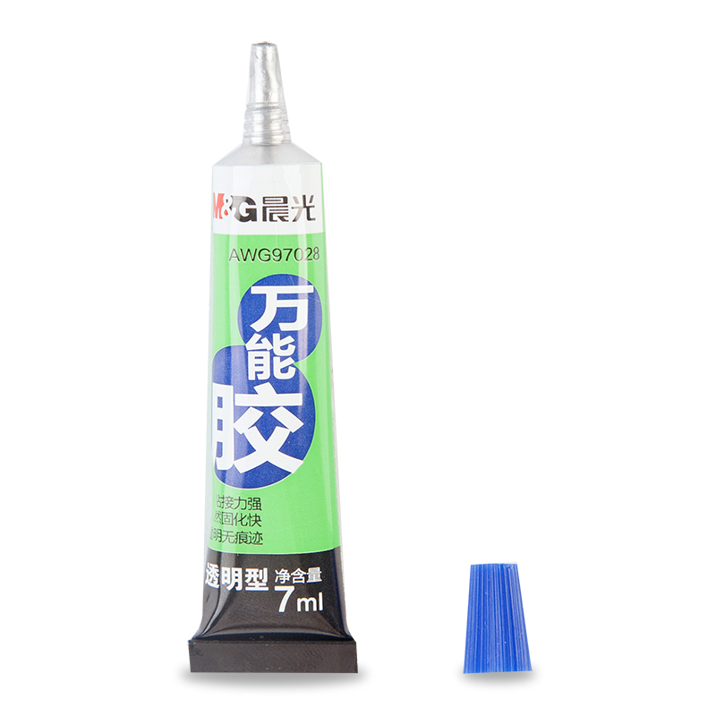 晨光(M&G)文具7ml万能胶 粘力持久透明胶水 快干强力胶 AWG97028
