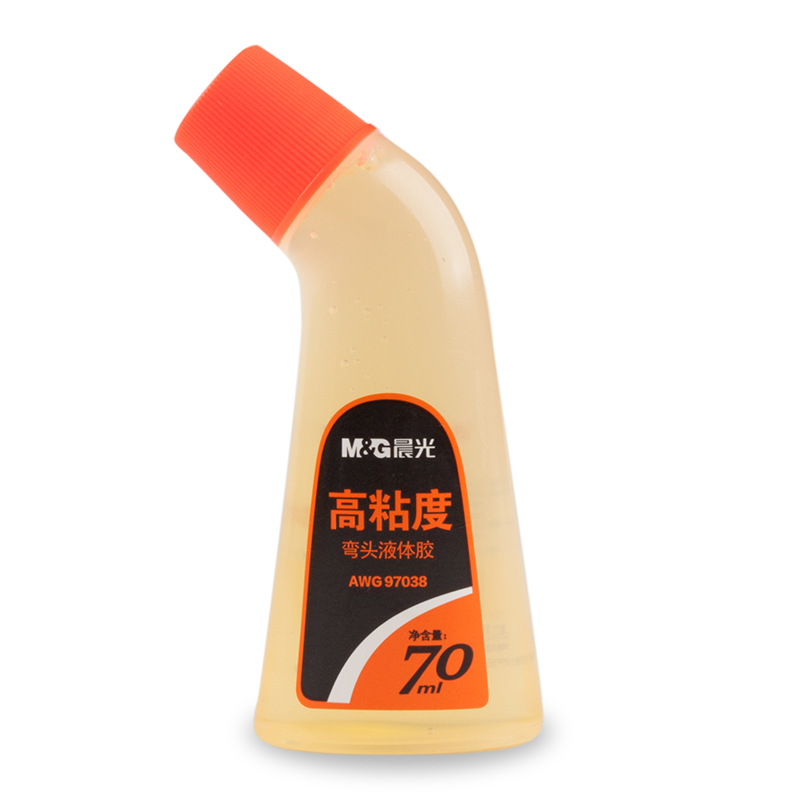 晨光(M&G)文具70ml高粘度弯头液体胶 多功能液体胶水(办公文件/票据类通用黏胶) AWG97038