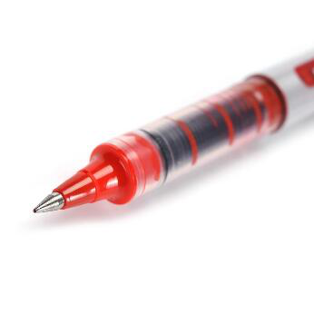 三菱（Uni）UB-150中性笔直液式走珠笔签字笔 0.5mm耐水考试财务用笔 红色