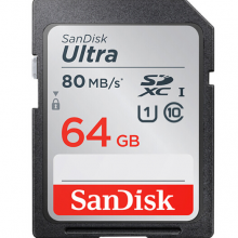 閃迪（SanDisk）64GB SD存儲(chǔ)卡 C10 至尊高速版 讀速80MBs