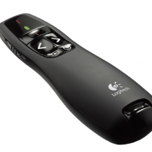 罗技（Logitech） R400 无线演示器 ppt翻页笔 演示笔（激光笔）电子笔 投影仪遥控笔 