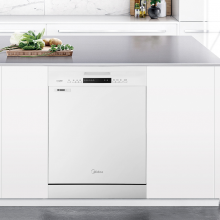 美的（Midea）13套 热风烘干 独嵌两用 洗烘一体 家用独立式智能除菌洗碗机 Q7 