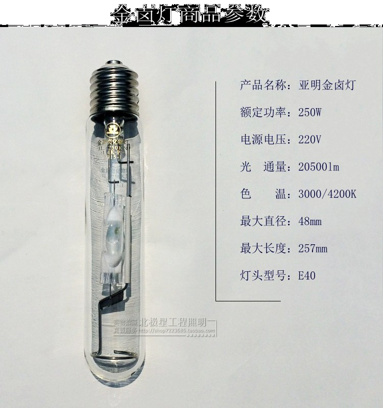 亚明 金卤灯三件套250W400W1000W高压钠灯泡灯具镇流器触发器 钠灯三件套【250W】 