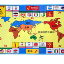 智汇 飞行棋地毯 儿童游戏毯毛绒爬行垫游戏棋互动集体亲子玩具 120180cm双面地毯飞行棋（礼盒装