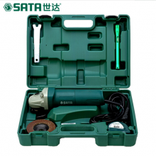 世达58件建筑安装家用工具箱多功能320W电钻套装05156 8件750W角磨机套装05155
