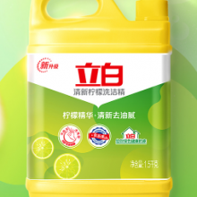 立白 柠檬去油洗洁精（清新柠檬）1.5kg/瓶 快速去油 不伤手