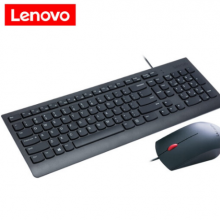 联想（Lenovo）有线键盘鼠标 办公家用 巧克力按键 笔记本台式机非无线键盘鼠标 USB接口 88