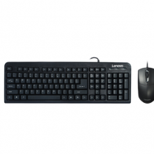 联想（lenovo）有线键盘鼠标套装 键盘 键鼠套装 办公鼠标键盘套装 KM4800键盘 电脑键盘笔