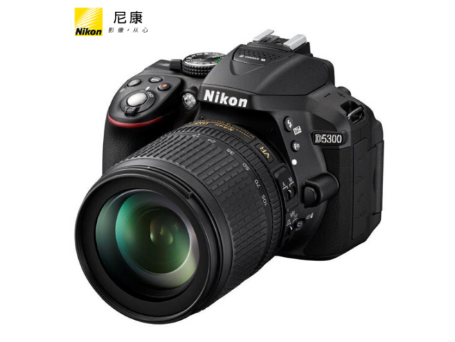 尼康（Nikon）D5300入门级单反相机 单机/套机数码相机旅游照相 含18-55镜头