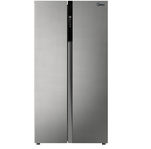 美的(Midea)525升 对开门冰箱 变频无霜 中央智控 智能节能 双开门电冰箱 星际银 BCD-