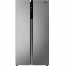 美的(Midea)525升 对开门冰箱 变频无霜 中央智控 智能节能 双开门电冰箱 星际银 BCD-