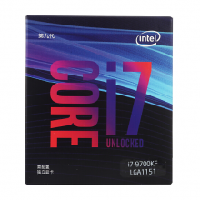 英特尔（Intel） i7-9700KF 酷睿八核 盒装CPU处理器