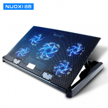 诺西（NUOXI）M7笔记本支架散热器 笔记本散热垫 电脑配件 5风扇 可调节风速和支架 黑色 15