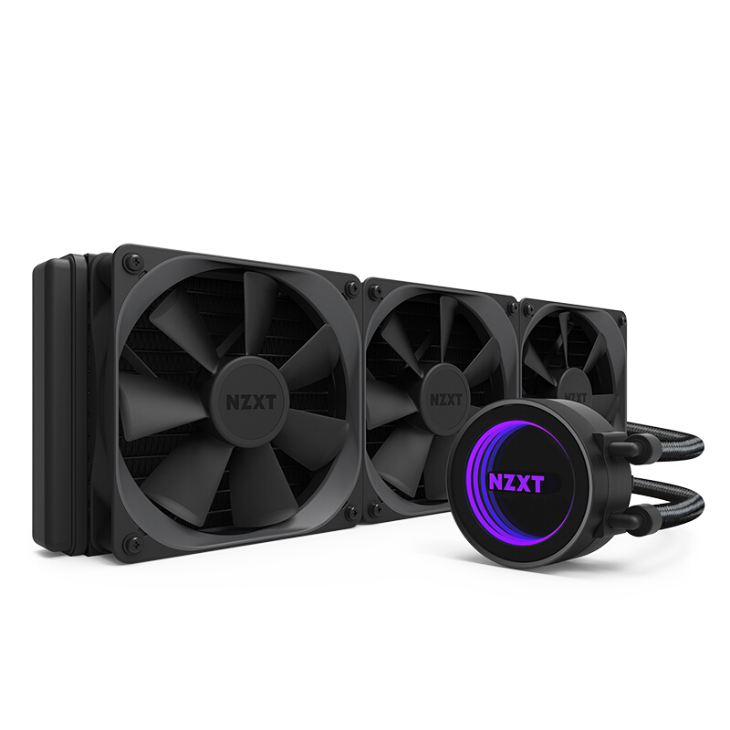 恩杰 NZXT Kraken海妖 X72 360mm一体式水冷散热器（可调色RGB水冷头/静音/耐久
