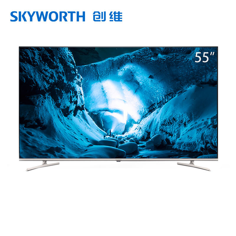 创维（SKYWORTH）55H5 55英寸4K超高清HDR 护眼全面屏 AI人工智能语音 蓝牙网络W
